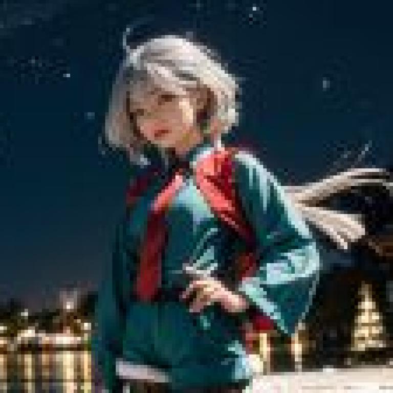 電腦桌布，真人版，Miorine Rembran 米奧琳涅・連布蘭， 機動戰士鋼彈，水星的魔女， 夜晚銀髮情懷