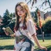 電腦桌布，Mina マツリカ Pokemon 寶可夢 茉莉，真人，動漫女孩時尚風
