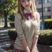 手機桌布，山田君與七個女巫 白石麗 白石 うらら Urara Shiraishi，寫實，校園時尚潮流