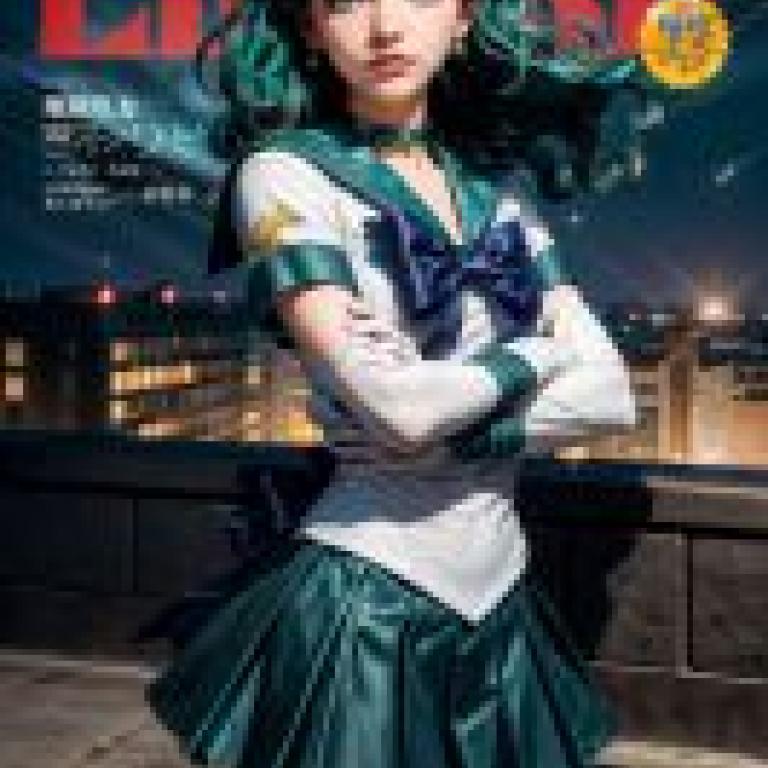 手機桌布，海王滿 (Sailor Neptune) 海王美智留 美少女戰士，寫實，海王美智留的動漫風格