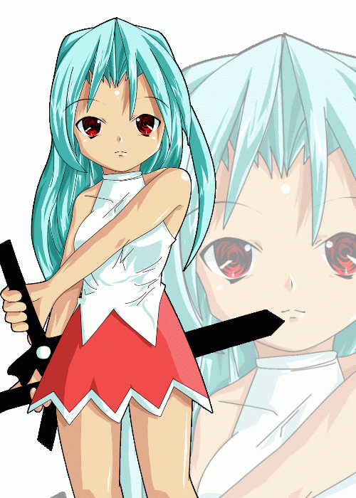 [小時候][塗鴉]雙劍少女