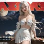 電腦桌布，和服美女，寫實，妖艷浴衣夜