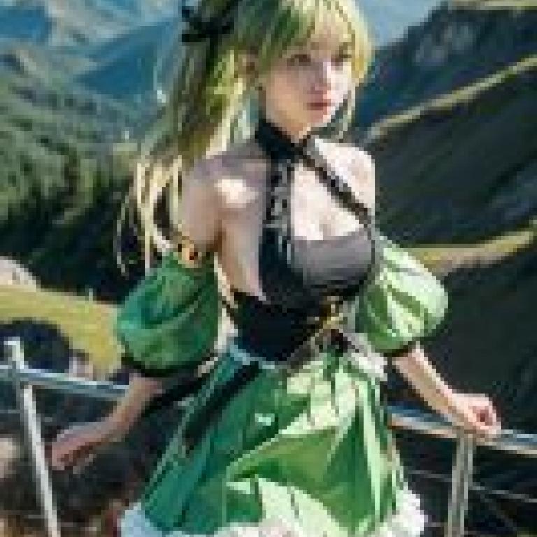 Rena Wind Sneaker Grand Archer ELSWORDThe girl is dressed like princess.