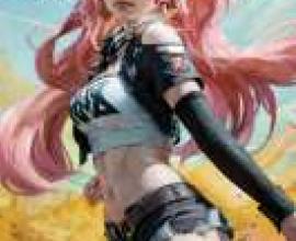 妮可·德玛拉（Nicole Demara）Zenless Zone Zero，Girl on the cover in pink and black shirt.