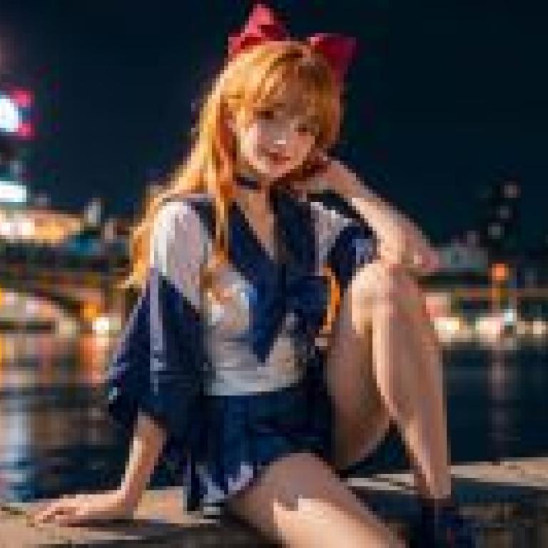 真人版，美少女戰士，水手金星，愛野美奈子，唯美桌布，動漫桌布，夜晚紅弓水邊