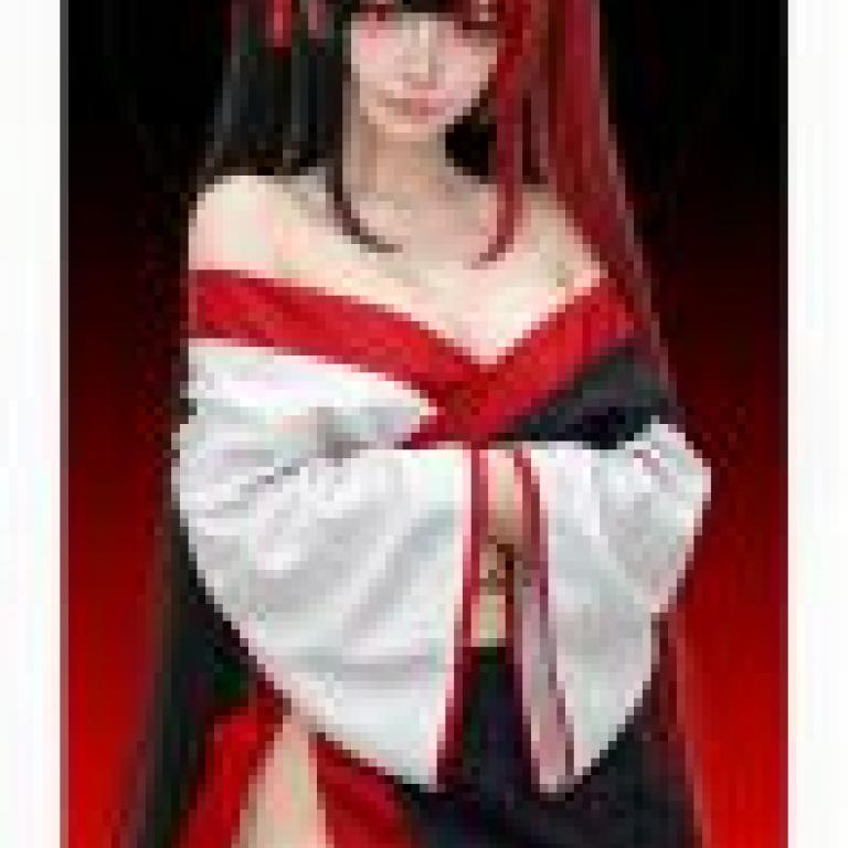Ancient Fantasy，The girl has red hair.