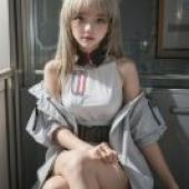 Perica Arknights，The girl is posing.