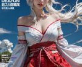手機桌布 Luna，Dead or Alive，寫實 紅白戰袍的遊戲女神