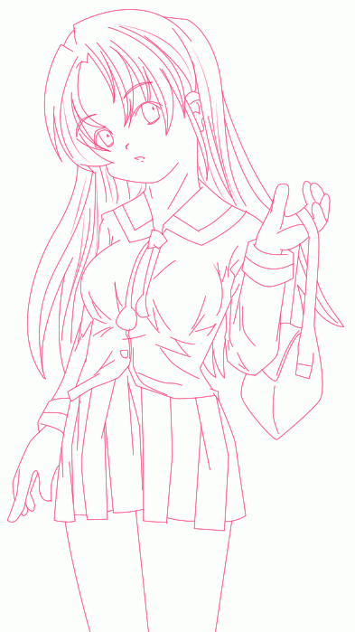 [小時候][塗鴉]線稿