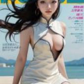 Luong，The King of Fighters，一位身穿白色洋裝、留著黑色長髮的女子。