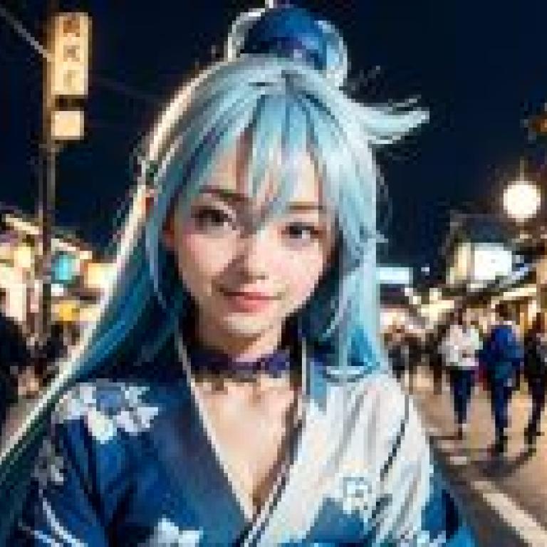 Live version， popular anime， the goddess of water， Acroga， blessing for the beautiful world， luminous blue pupil