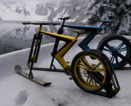 [搞笑]雪上腳踏車!你看過沒!