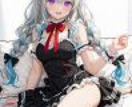 girls，Cat girl in a dress.