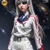 手機桌布，IS Infinite Stratos，Laura Bodewig，ラウラ ボーデヴィッヒ，寫實，Cosplay與科幻的視覺盛宴