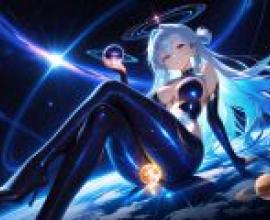 地球之母，這位女性身處太空。