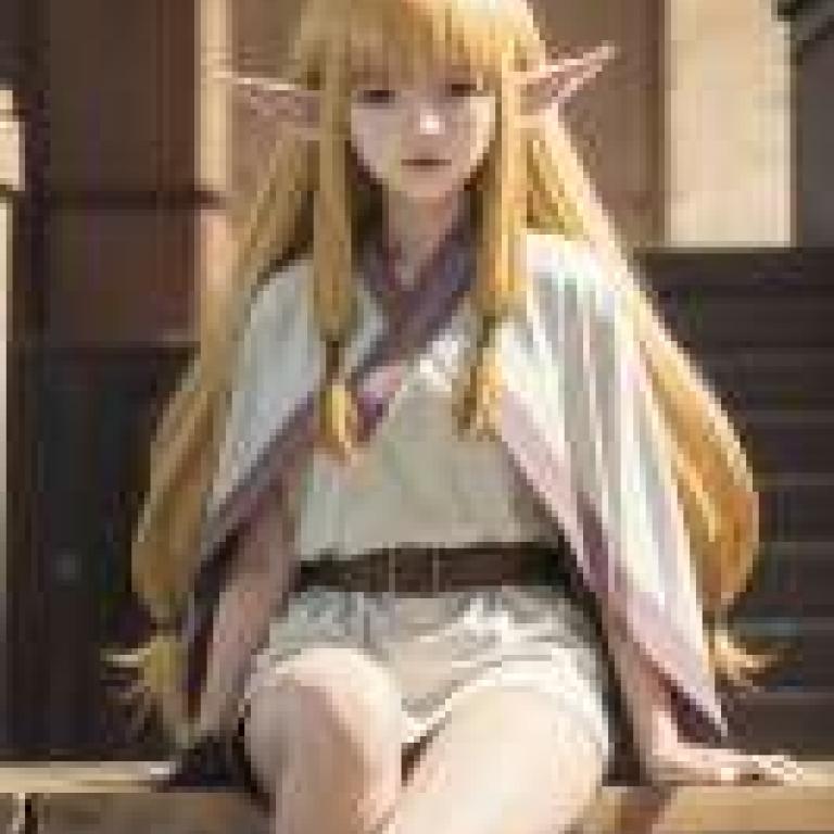 Serie，Frieren，The girl in the white dress.