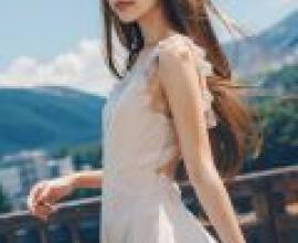 Spice and wolf，A girl with a fox tail and cat ears.