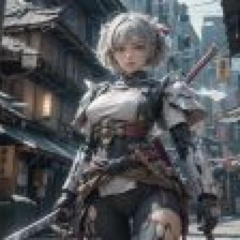 City Valkyrie: Short Hair Swordsman Battle City