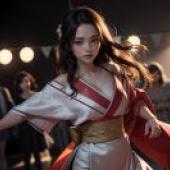Dance and Wind -Artgerm Tablecloth Free Download