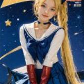 水手月亮，水手戰士登上了雜誌封面。