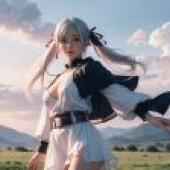 電腦桌布，諾艾兒·西爾法 黑色三葉草，Black Clover，真人版，「山野幻想動漫女孩」
