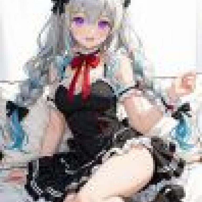 girls，Cat girl in a dress.