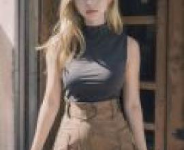 小威，寶可夢，一位穿著裙子和粉紅色帽子的年輕女士。