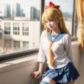 電腦桌布，桐崎 千棘， Kirisaki Chitoge，偽戀，真人版，窗邊的動漫情懷