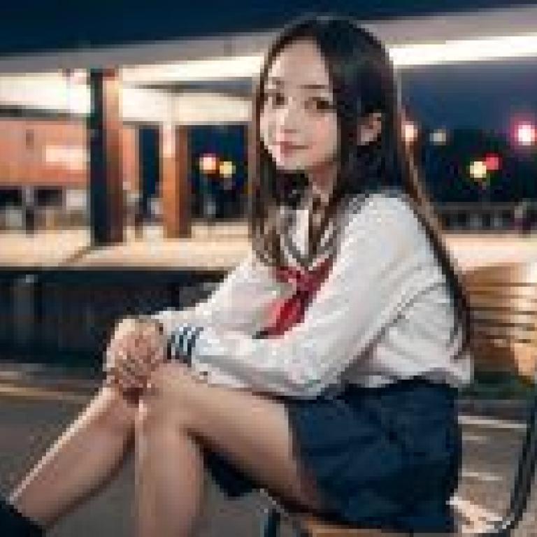 Takagi， a real beauty， is good at playing with people， a live version， school uniform night bench