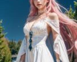 手機桌布， Sephie Michaela Deviluke  セフィー・ミカエラ・デビルーク To LOVE Ru， 寫實，Windy 以粉紅色的頭髮出現在雜誌封面上。