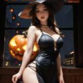 萬聖夜，萬聖節快樂：紐約市橡樹溪高中的女生們。