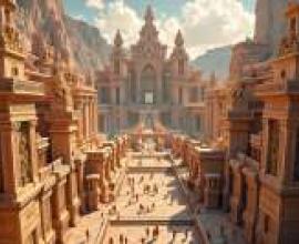 亞特蘭提斯幻象，圖中展示的是宮殿的外觀。