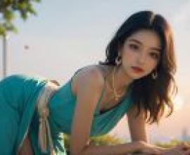 Computer wallpaper， magazine cover beauty photo， real person， Hanfu wonderland