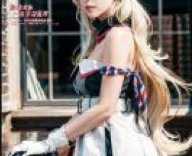 手機桌布，Kantai Collection Richelieu，寫實，身著護士服裝的模特兒。