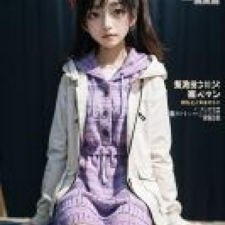 手機桌布，School Days Kokoro Katsura  桂 心，寫實，一個女孩坐在 KOB 廣告前的長椅上。