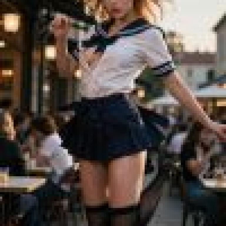 女孩們，一個女人在空中跳躍。
