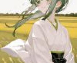 parallel，An anime illustration of a girl with green hair.
