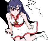 [小時候][塗鴉]望著天少女