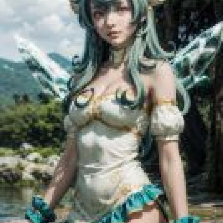 Mobile phone wallpaper， The Misfit of Demon King Academy， Great Spirit Reno， Great Spirit Reno， Realism， Fantasy of a Fairy Sitting on a Rock