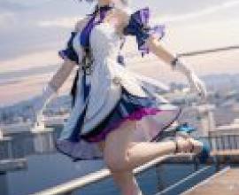 崩壞星軌，羅賓，一個踮著腳尖的女孩。