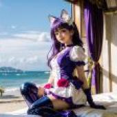 Computer desktop， live version， beautiful girl， Cure Macaron， Macaron， angel， piano claw fate， fantasy in front of the window