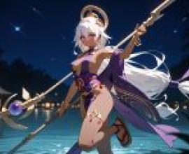 埃及風性感女神，一位女性電子遊戲角色。