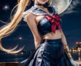 美少女戰士，《Styx》雜誌封面，上面寫著「Now」。