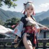 Computer wallpaper， Kamisato Ayaka， Kamisato Ayaka， Genshin， Genshin， live-action version， costume elegance COSPLAY wonderful