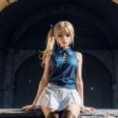 Computer wallpaper， live-action version， Lucy Heartfilia， Fairy Tail， Dungeon Fantasy: Ayakas Adventure