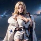 Computer wallpaper， live version， Ludmilla， Winter Owner， Goddess of Victory: Nikki， gorgeous white dress