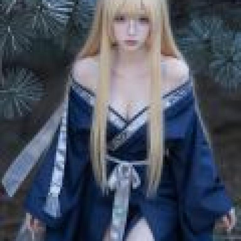 Phantom in the Mountains，Anime girl with long blond hair.