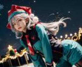 電腦桌布，真人版，Miorine Rembran 米奧琳涅・連布蘭， 機動戰士鋼彈，水星的魔女， 聖誕白髮仙子